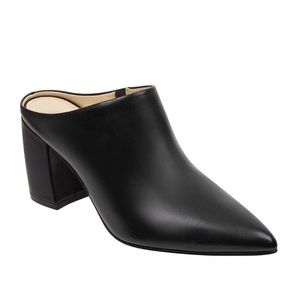 Marc Fisher Leather Pointed Toe Mules - Ragni